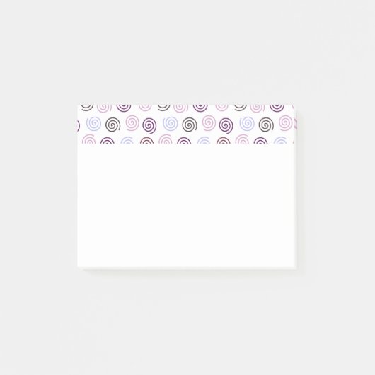 Spiralen Post-it Klebezettel (Vorderseite)