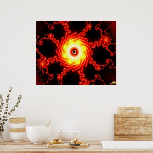 Spiralen Poster (Küche)