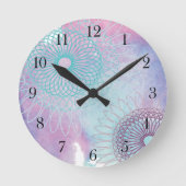 Spiralen Runde Wanduhr (Vorderseite)