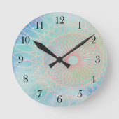 Spiralen Runde Wanduhr (Vorderseite)