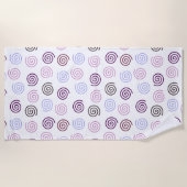 Spiralen Strandtuch (Vorderseite)