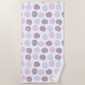 Spiralen Strandtuch (Vorderseite)