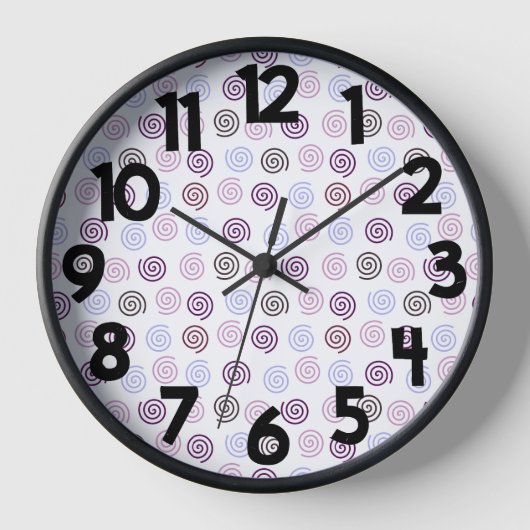 Spiralen Uhr (Vorderseite)