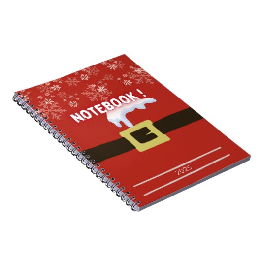 Spirales With Noelmotiv Notizblock (Rechte Seite)