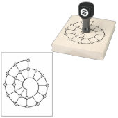 Spiralex Rubber Briefmarke für Bullet Journaling Gummistempel (Stempel)