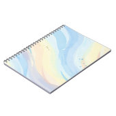 Spiralfarben-Foto-Notebook Notizblock (Linke Seite)