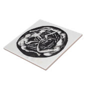 Spiralfarben zeichnend Tile Fliese (Seite)