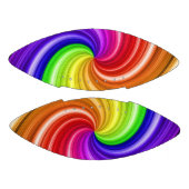 Spiralfarbene Gefärbte Krawatte Rainbow Swirl Kuns Football (Paneele)