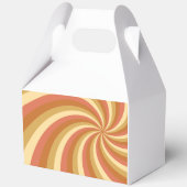 Spiralfarbener Hintergrund Geschenkschachtel (Rückseite)