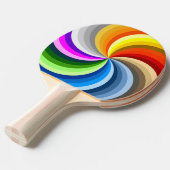 Spiralfarbrad Tischtennis Schläger (Vorderseite)