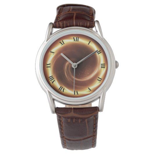 Spiralfeuer Vortex ~ Zeitportal ~Time Machine ~ Armbanduhr (Vorderseite)