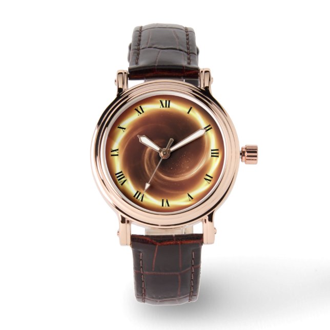 Spiralfeuer Vortex ~ Zeitportal ~Time Machine ~ Armbanduhr (Vorderseite)