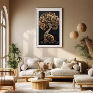 Spiralfibonacci-Tree Poster