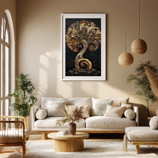 Spiralfibonacci-Tree Poster