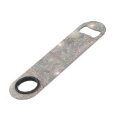 "spiralfilmfrost" mit Monogramm Speedflaschenöffner (Rückseite Schrägansicht)