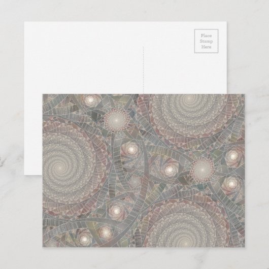"spiralfilmfrost" Postkarte (Vorne/Hinten)
