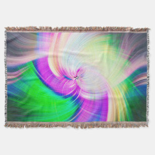 SPIRALFLUO - Psychedelisch-farbiges modernes Frakt Decke