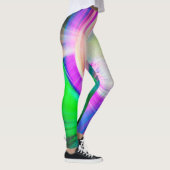 SPIRALFLUO - Psychedelisch-farbiges modernes Frakt Leggings (Rechts)