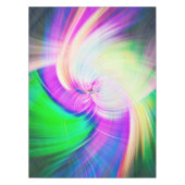SPIRALFLUO - Psychedelisch-farbiges modernes Frakt Tischdecke (Vorderseite)