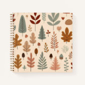 Spiralfolien aus Holz Notizblock (Vorderseite)