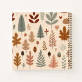 Spiralfolien aus Holz Notizblock (Rückseite)