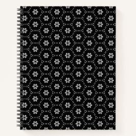 Spiralfolien für Schwarz-Weiß-Muster Notizblock