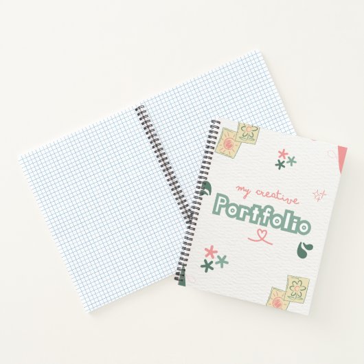 Spiralfolioproduktion Notizblock (Innenseite)