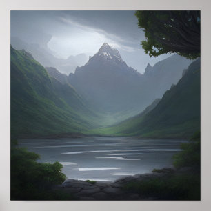 Spiralformberg Poster