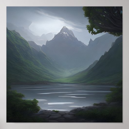 Spiralformberg Poster (Vorne)