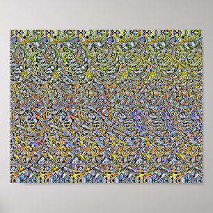 Spiralformen - Versteckter 3D-Druck Poster