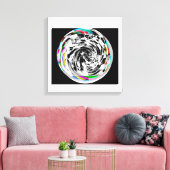Spiralförmig erneut leinwanddruck (Insitu (Wohnzimmer))