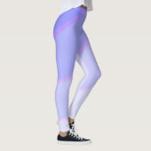 Spiralförmige Pastellfarben Obre Lilac Leggings (Rechts)