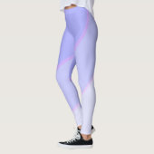 Spiralförmige Pastellfarben Obre Lilac Leggings (Links)