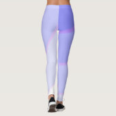 Spiralförmige Pastellfarben Obre Lilac Leggings (Rückseite)