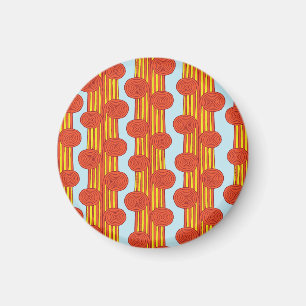 Spiralförmiger Stamm: Handgezeichnet Vintage Magnet