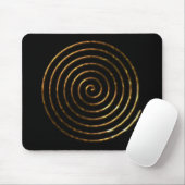 Spiralförmiges keltisches Symbol Mousepad (Mit Mouse)