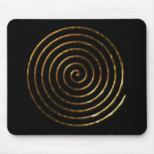 Spiralförmiges keltisches Symbol Mousepad (Vorne)