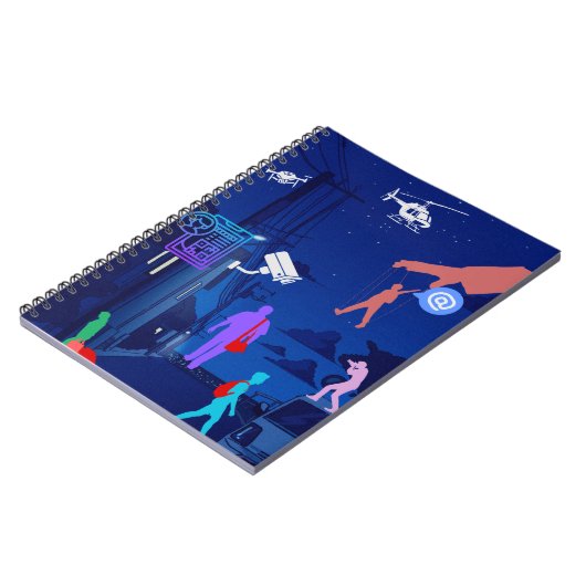 Spiralfotonotizbuch Notizblock (Linke Seite)