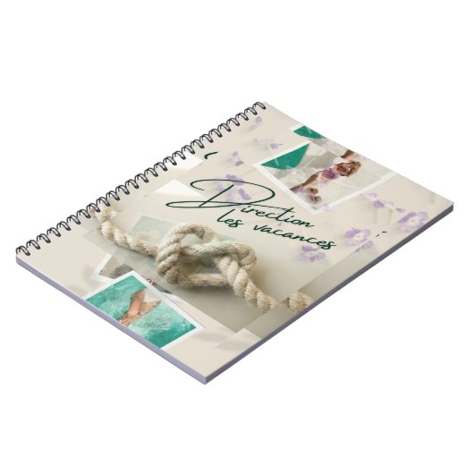 Spiralfotonotizbuch Notizblock (Linke Seite)