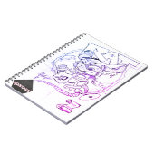 Spiralfotonotizbuch Notizblock (Linke Seite)