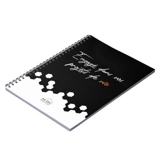 Spiralfotonotizbuch Notizblock (Linke Seite)
