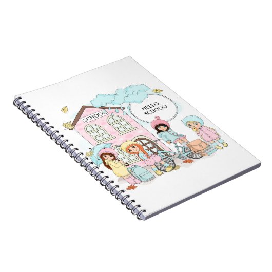 Spiralfotonotizbuch Notizblock (Rechte Seite)