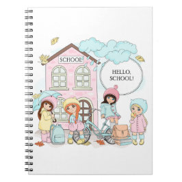 Spiralfotonotizbuch Notizblock