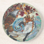 Spiralfox Getränkeuntersetzer (Vorne)