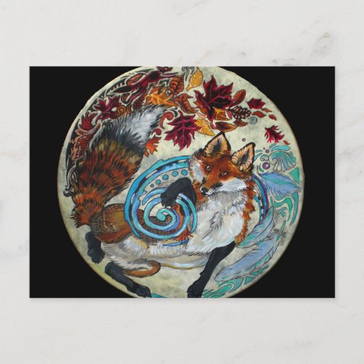 Spiralfox Postkarte (Vorderseite)