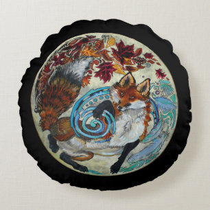 Spiralfox Rundes Kissen