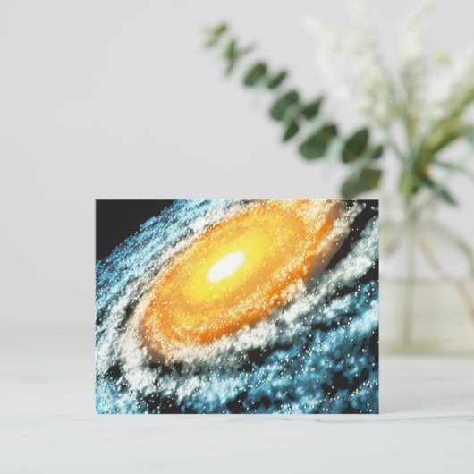 Spiralgalaxie 4 postkarte (Stehend Vorderseite)