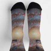 Spiralgalaxie-Crewsocken Socken (Oben)