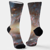 Spiralgalaxie-Crewsocken Socken (Gewinkelt)