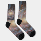 Spiralgalaxie-Crewsocken Socken (Rechts)